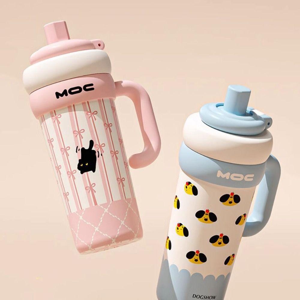 Direct Drinking Vacuum Cup 316 Stainless Steel Thermal Bottle INS Style Tumbler  Boys and Girls