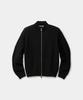 Coor Alpaca Blend Zip-Up Sweater (Black)