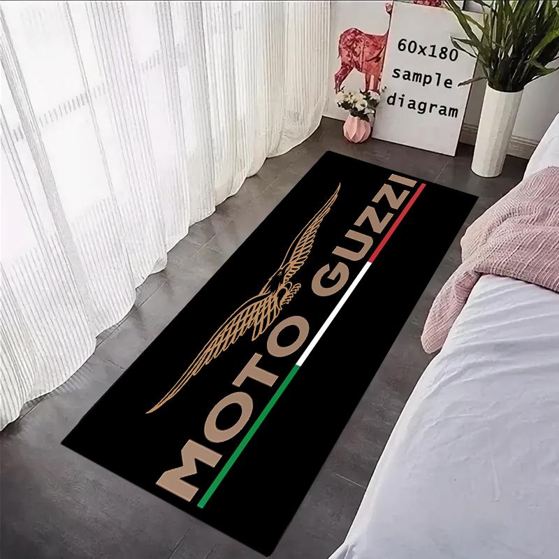 G-Guzzi Motocyklový koberec Garážová podložka Závodní Cool Moto Výstavní podložka na motocykl Protiskluzový Koberec do ložnice Domácí dekorace Přizpůsobený