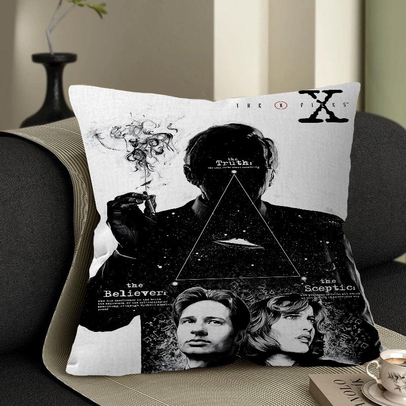 

Фильм ужасов Секретные материалы Подушка Аниме Подушка Диван Кровать Наволочка Подушка для головы Чехол для подушки 45x45 см Мода 16x16Inch