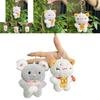 Adorable Plush Lucky Cat Keychain Cute Soft Toy For Couples Bag Accessories Gift