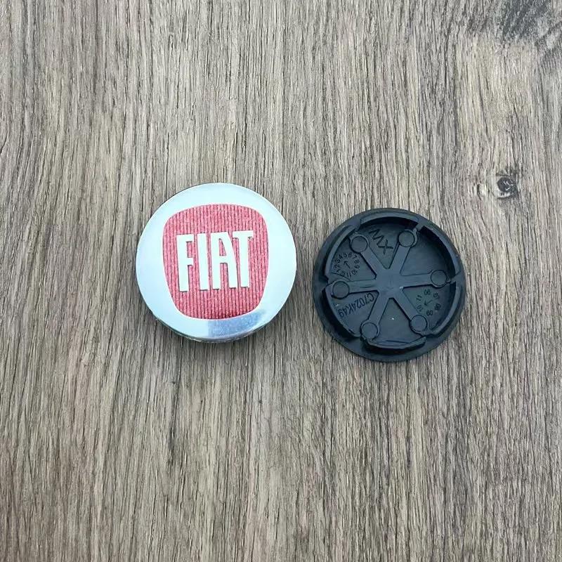 4pcs 50mm Abarth 500 Wheel Center Hub Caps Car Rims Dust Proof Cover Emblem Badge for Fiat Palio Stilo Bravo Perla Puntosiena