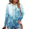 Womens Pullover Hoodies Teen Girls Fashion Hooded Sweatshirt Womans Fall Tunic Top