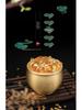 Copper Pot Decorative Ashtray: Pure Brass Blessings and Wealth Attraction Jar.