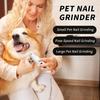 Neue USB-Aufladung Elektrische Hunde-Nagelschere LED-Licht Polierscheibe Hunde-Nagelschleifer Haustier-Nagelpflege Katzenpfotenpflege