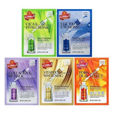 Tuchmasken-Packung ( PDRN, Aufhellung, CICA & Hyaluronsäure, EGF 100 Exosom, Kollagen & Retinol) (16 Optionen)