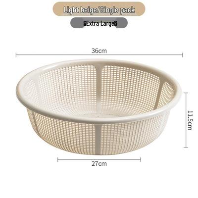 Plastic Rice and Vegetable Washing Drain Basket