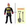 4 Zoll Feuerwehrleute Feuerwehrmann Actionfiguren Arbeiter Männer Soldat Spielset Modell Spielzeug Figur Werkzeug für Kinder Jungen Kind Weihnachtsgeschenk