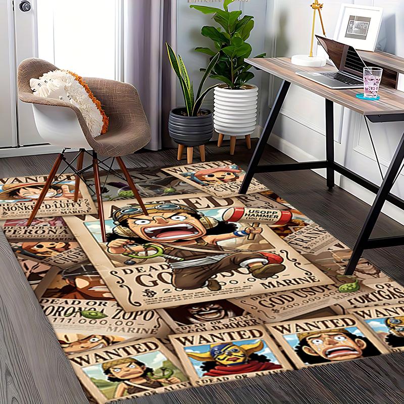 1pc One Piece Adventure Carpet Rug for Bedroom Living Room Decor Sofa Home Game Area Rug Non-slip Floor Mat. D7270148