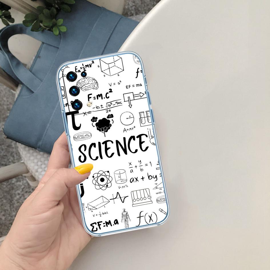 CJ27 Chemical Maths Equation Formula Phone Case for Samsung Galaxy A04 A04S A14 A23 A34 A54 M23 M33 M52 M53