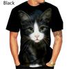 2024 Hot Sale 3d Printing Cute Cat T Shirt Men/women Fashion Short Sleeve Tee Tops Kid Streetwear Casual Harajuku O Neck T-shirt