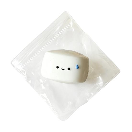 

1/2/3Pcs Cartoon Expression Bun Squeeze Toy White Steamed Bun Sensory Pinch Fidget Toy Focus Work Study Stress Relief Hand Relaxation Toy 1pc