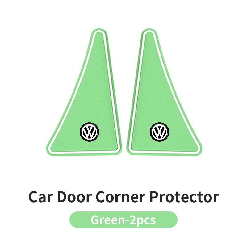 2Pcs/4Pcs Auto Car Door Corner Anti-collision Protector Sticker For VW Golf GTI Polo Passat Tiguan Jetta T-ROC Touareg Touran CC zr2