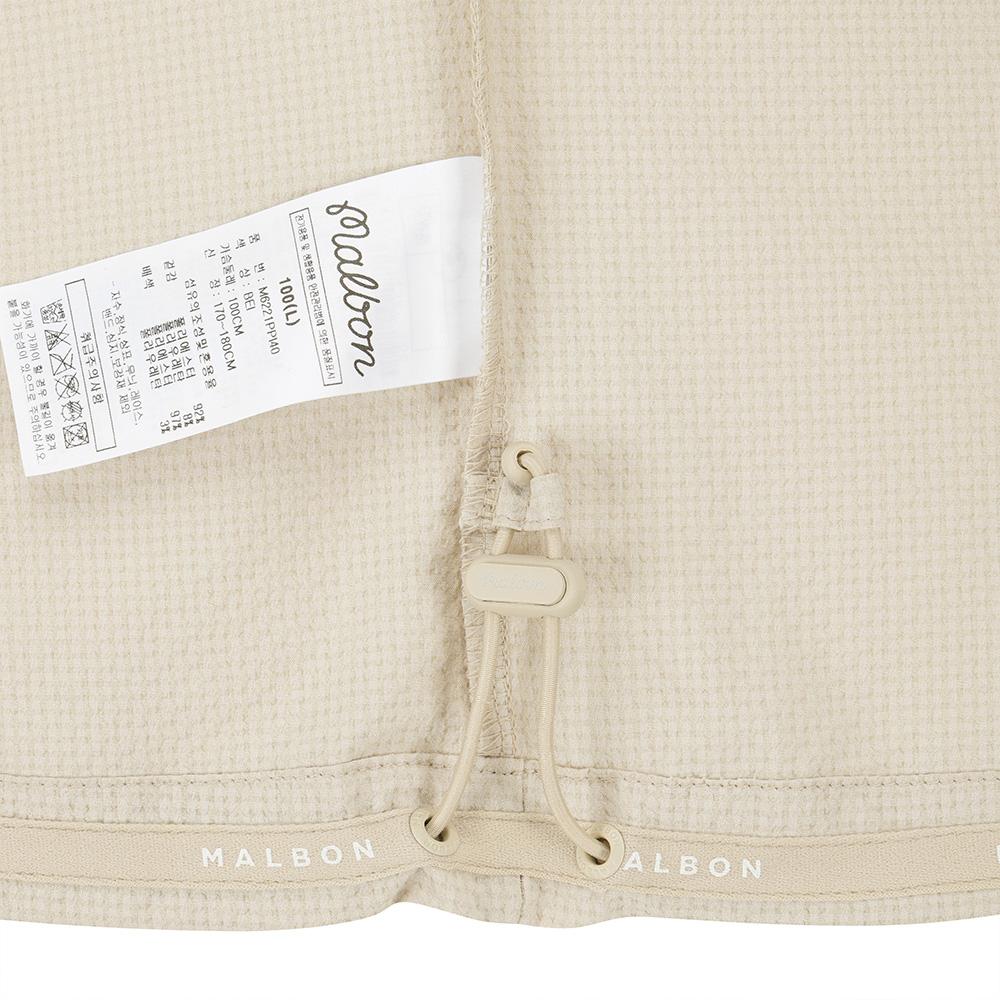 MALBON GOLF Seersucker Anorak Beige (Man)