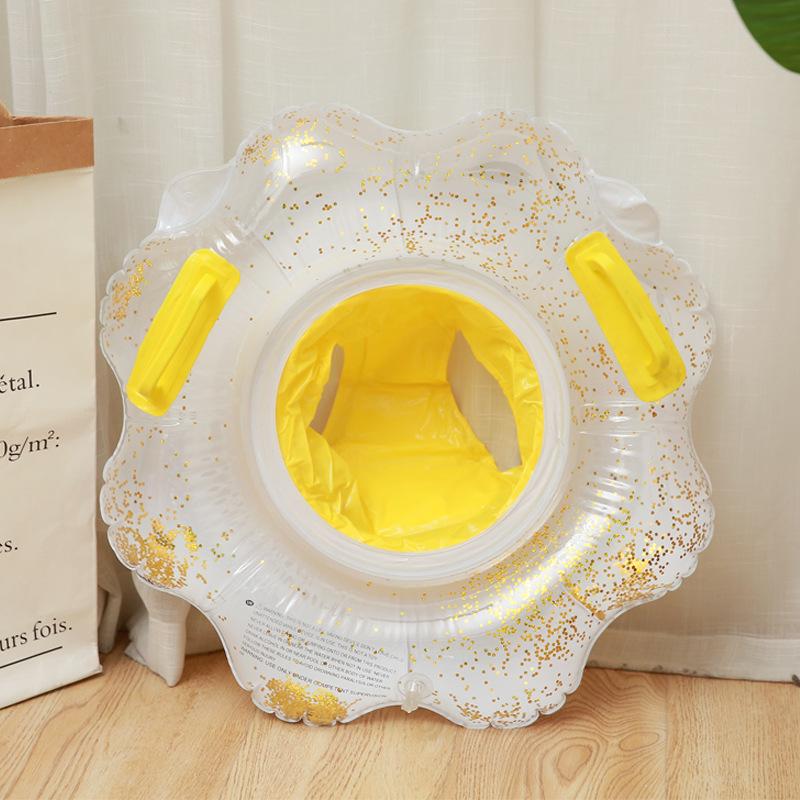 Multi Inflatable Floting Row Baby Infant Float Pool Swimming Ring with Sunshade Floating Seat Beach Party Pool Piscina