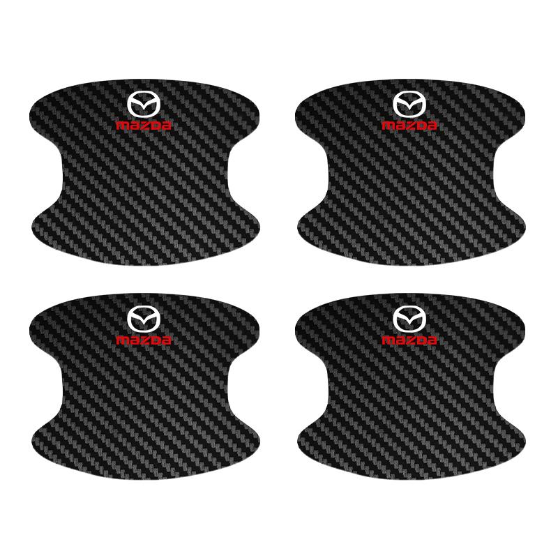 Car Door threshold Sticker Door Handle Bowl Scratch Protective Sticker For Mazda 3 Alexa CX30 CX-4 CX5 CX-5 CX8 CX-8 CX-30 CX9