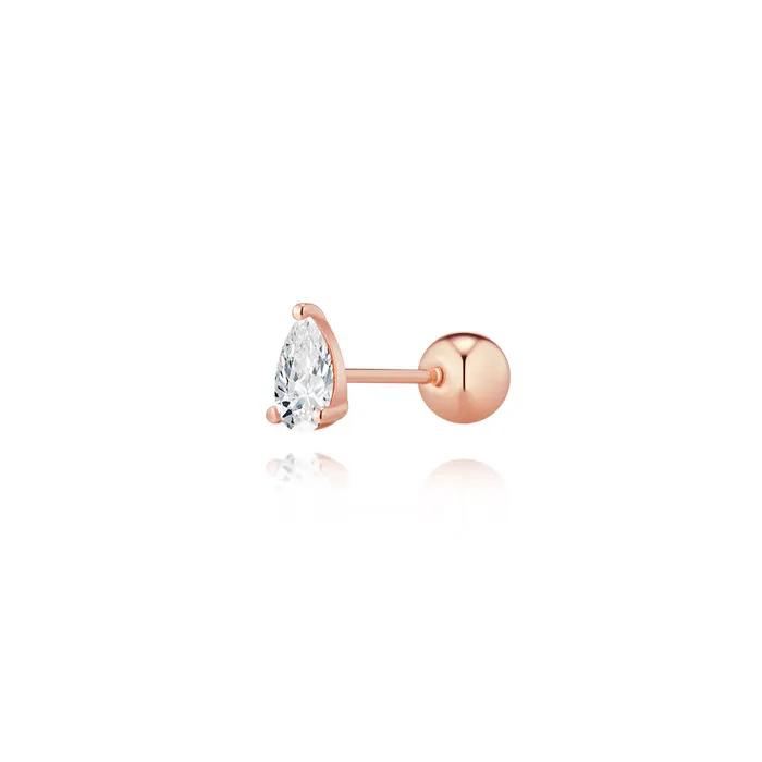 Saint Pear 3 Lab Diamond Single Piercing_2C2600015