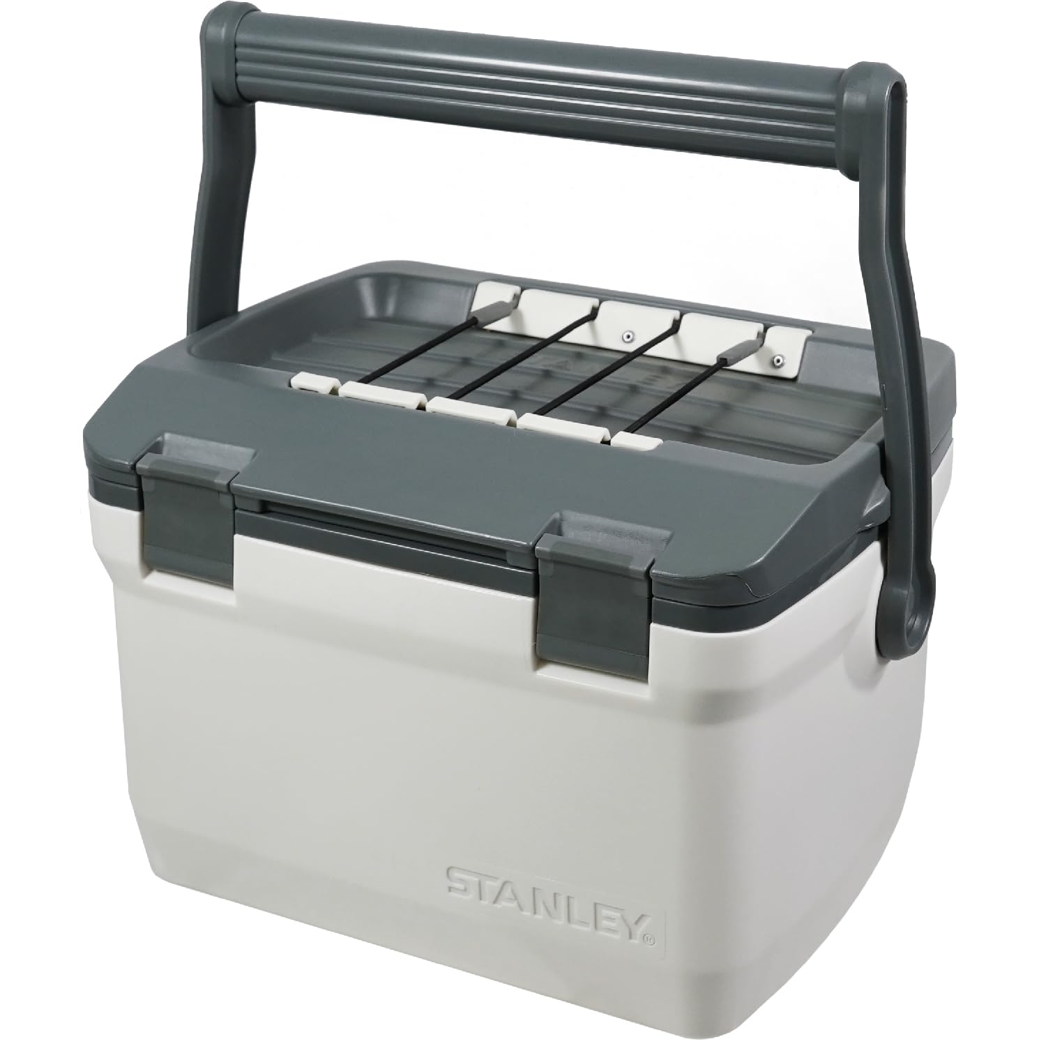 

STANLEY White Cooler Cold Compact and with Seat Perfect for Outdoor and with Warranty Japanese 6.6L Box, Long-Lasting Storage, Durable, Support, белый