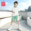 MINISO Boy's Sporty Short Sleeve T-Shirt & Shorts Set