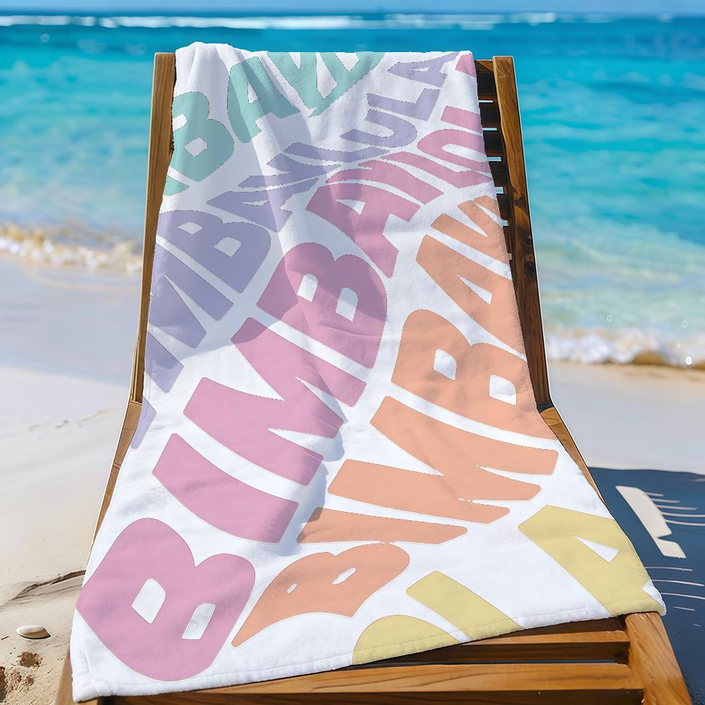 Fashion B-BIMBA Y L-LOLA Towel Quick Drying Beach Towels Are Suitable For Swimming Pools Camping Yoga And The Gym