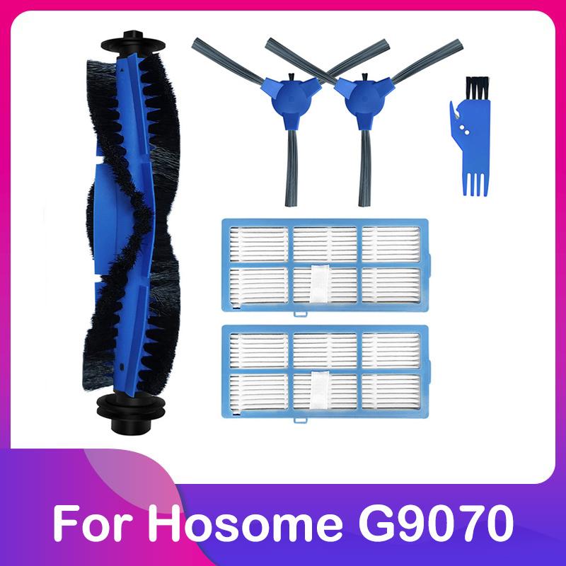 Compatible For Hosome G9070 Robot Vacuum Cleaner Replacement Spare Parts Main Side Brush Hepa Filter Mop Rag Wipe Accessories