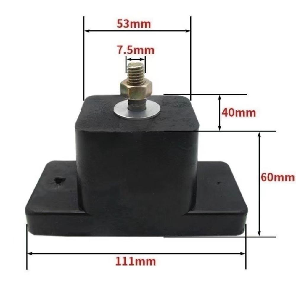 4Pcs Cushion Anti-Vibration Isolator Pads Foot Pad Rubber Mount Shock Vibration Damping Pad Roofs