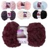1 Roll 50g Fluffy Skin-frendly Crochet Thread Polyester Clear Texture Knitting Cotton Yarn Clothing Accessories