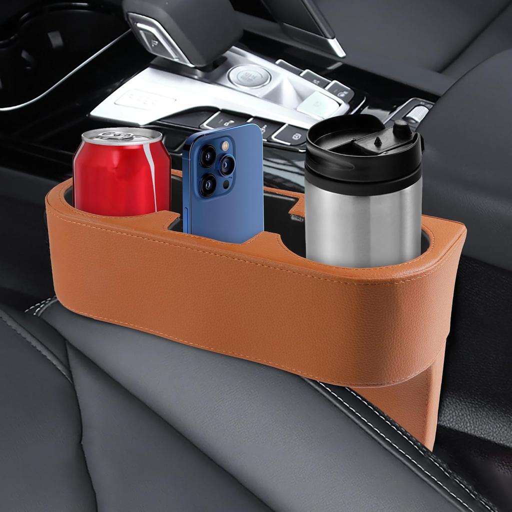 Cup Holder for Car,Car Accessories Car Cup Holder,Car Seat Gap Filler with Cup Holder,Extra Cup Holder for Car,Multifunctional Car Seat Organizer Cup