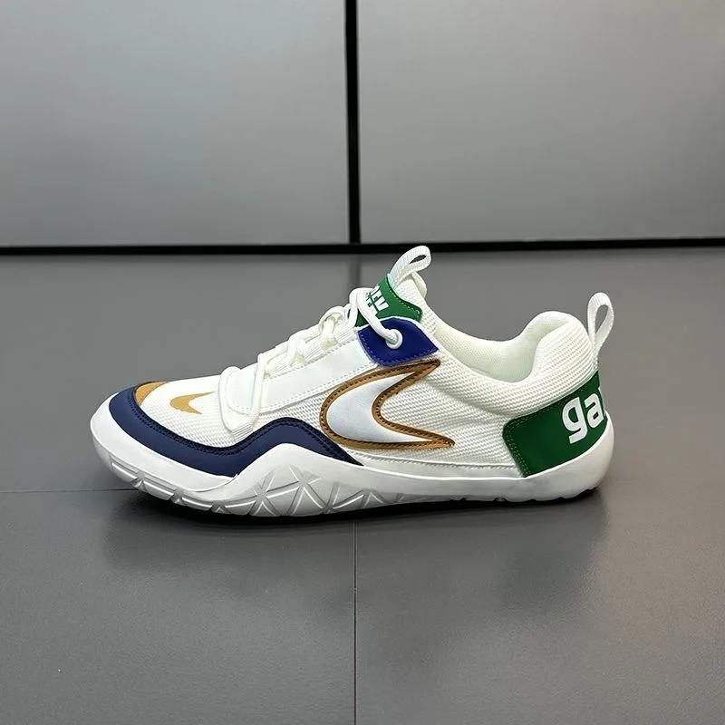 Mode Herrskor Mesh Andningsbara Sneakers Lätta Promenadskor Design Märke Casual Skor för Män Snörning Tenisskor Zapatillas Hombre