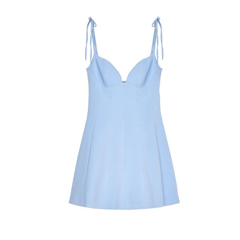 Summer New Product Women's Clothes Retro Flowers Print Poplin Mini Dress 3152346 2888777