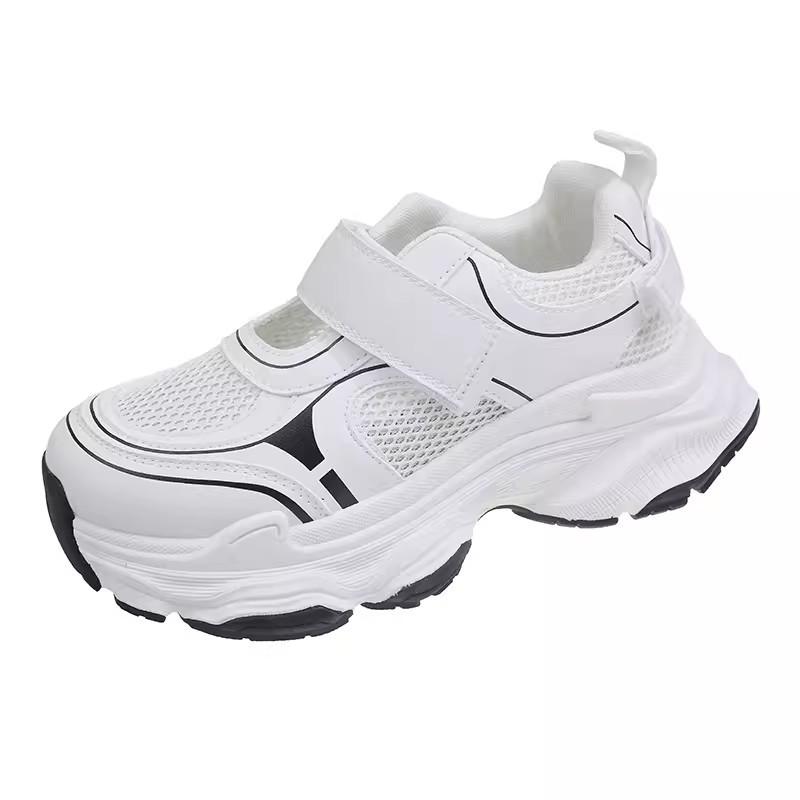 Platform Sports Sandals Women's 2025 Summer New Hollow Dad Shoes Mesh Breathable Casual Hole Shoes Ins Tide