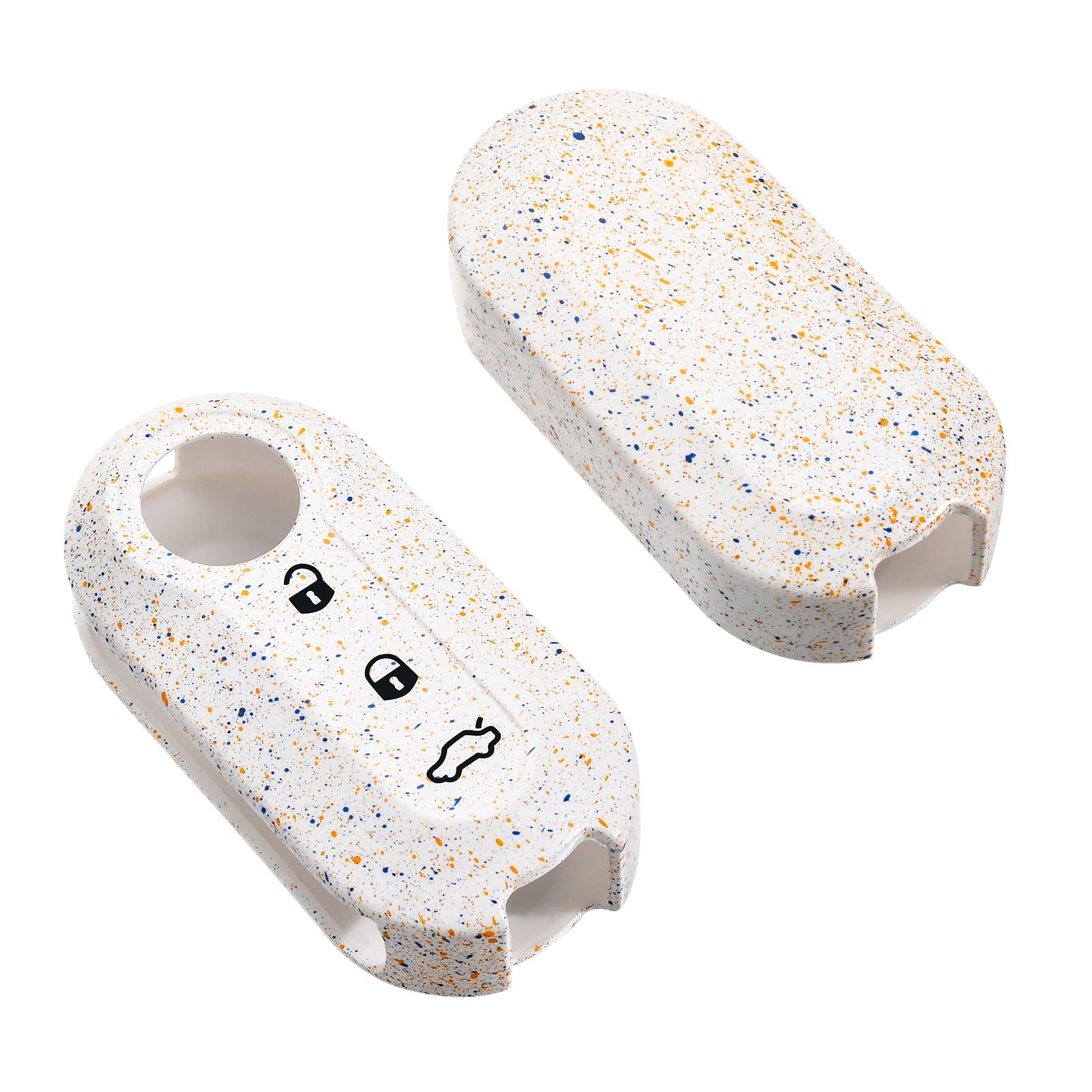 

For Fiat 500 Key Case forPanda Punto Bravo Doblo Peugeot Boxer Citroen Relay Fiat Ducato Lancia Musa TPU Car Key Shell Cover Fob
