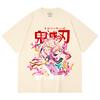 230 Gsm 100% Cotton Demon Slayer V72 Nezuko Print Unisex Heavy Cotton T Shirt