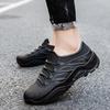 Men's Rain Boots Flat Waterproof Wear-resistant Kitchen Car Wash Work Shoes Outdoor Male Sneakers Men's Light Fishing Shoes
