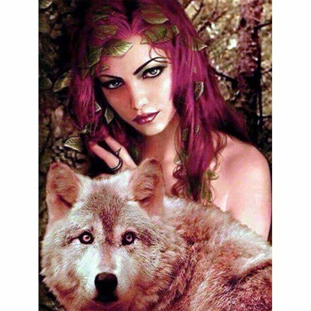 

5D Алмазная картина Мозаика Фэнтези Полный дрель Quare/круглая алмазная вышивка Подарок или украшениекровать