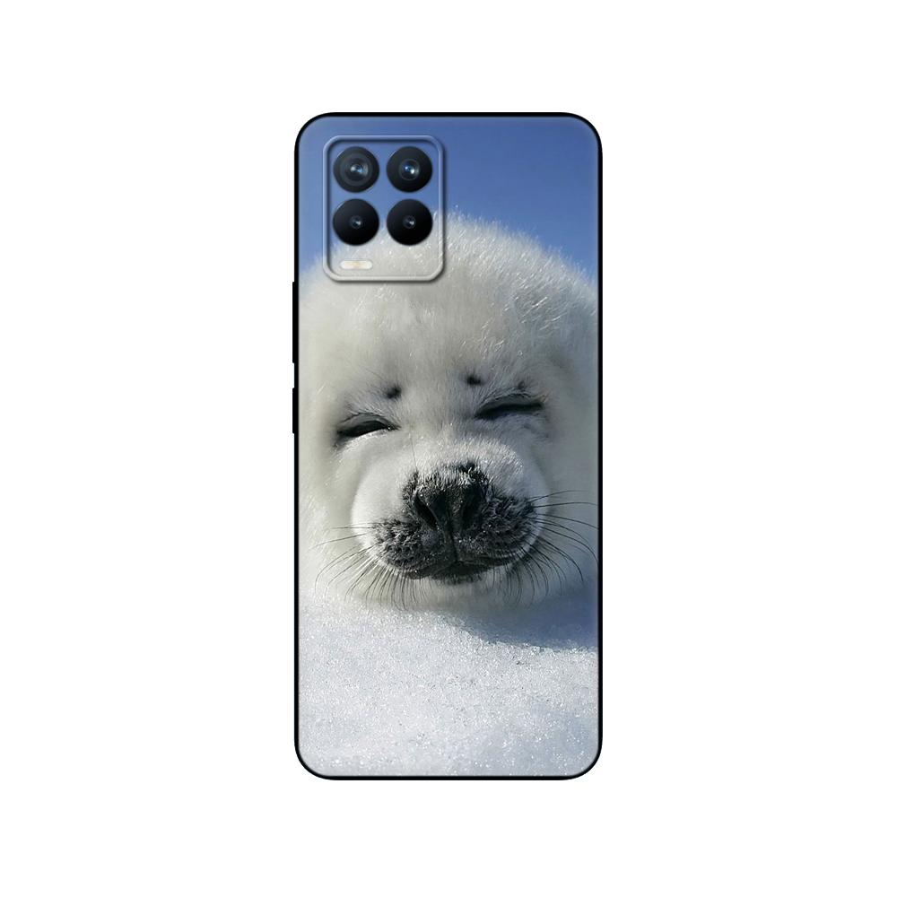 Pre puzdro Realme 8 6,4 palca Zadný kryt Pre puzdro na telefón Realme 8 Pro OPPO Realme8 4G RMX3085 Nárazník Mäkký silikónový 8pro čierne tpu puzdro