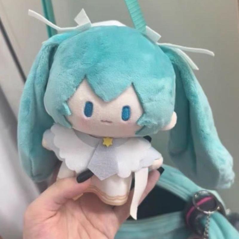 

6 СМ Последняя Аниме Фигурка Хацунэ Мику Ночь Звездной Молитвы Милая и Очаровательная Q Версия Плюшевые Игрушки Кукла Брелок Кошелек Подвеска Подарки