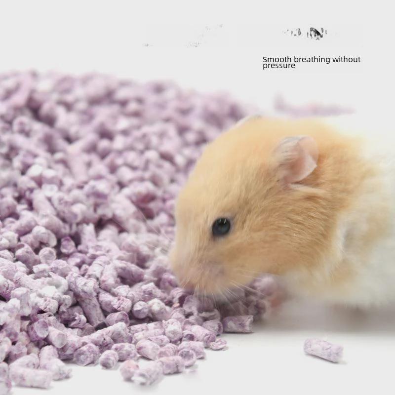 Deodorizing, Absorbent Cotton Paper Pellets for Hamster Bedding - Breathable and Warm