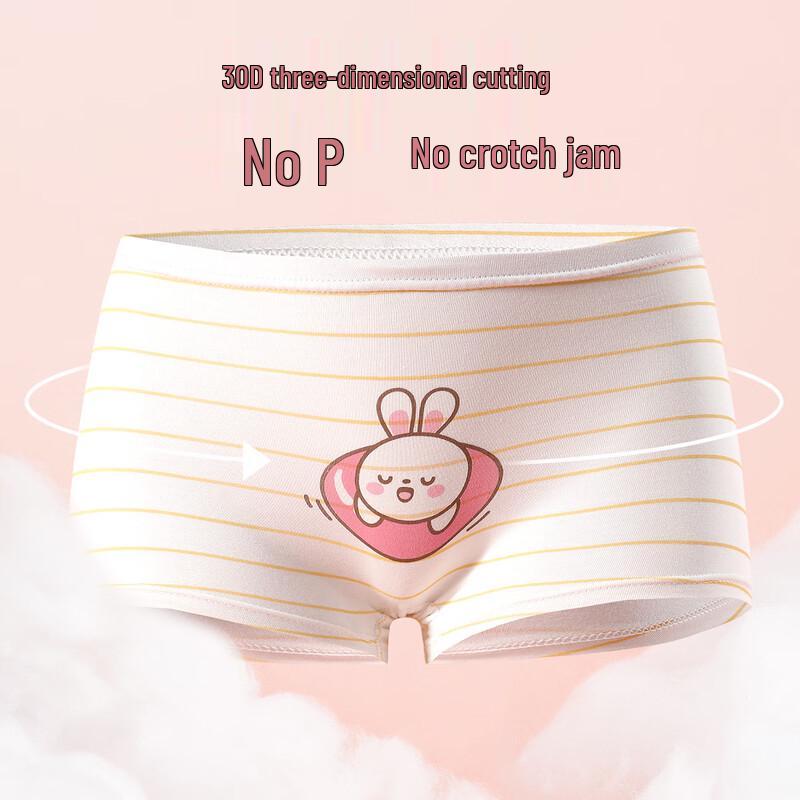 FENTENGCARE Girls' Cotton Antibacterial Boxer Briefs