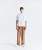 WHOLOVESART Unisex Semi-Wide Elastic Waist Slacks Light Camel