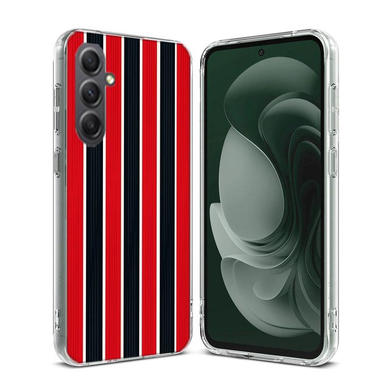Milan Stylish Stripe Design Phone Case For Samsung A16 A26 A36 A56 A17 A03S A04S A02S A05S A50S A30 A20 A70S A40 A21 Galaxy Note
