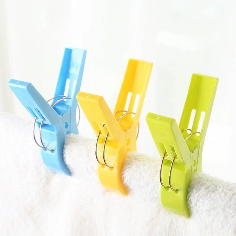Plastic Colorful Large Clip For Cotton Quilt Fixed Windproof Clothes Drying