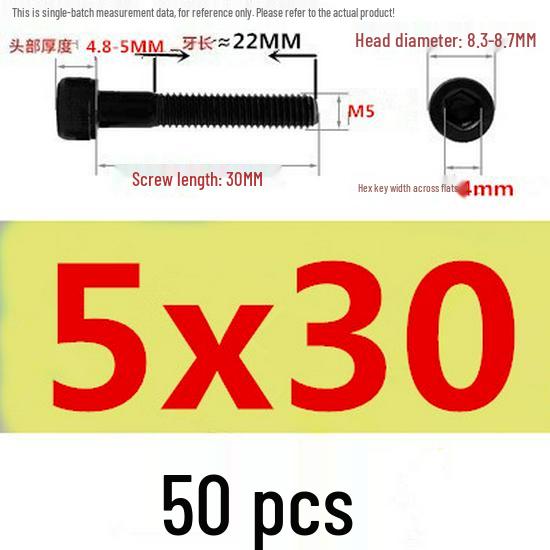 High-Strength Grade 12.9 Internal Hex Head Screws M1.4-M20
