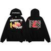 Broken Planet Oversized Hoodie Jogger Set Mens Streetwear Cotton Fleece Letter Puff Print Loose Fit Winter