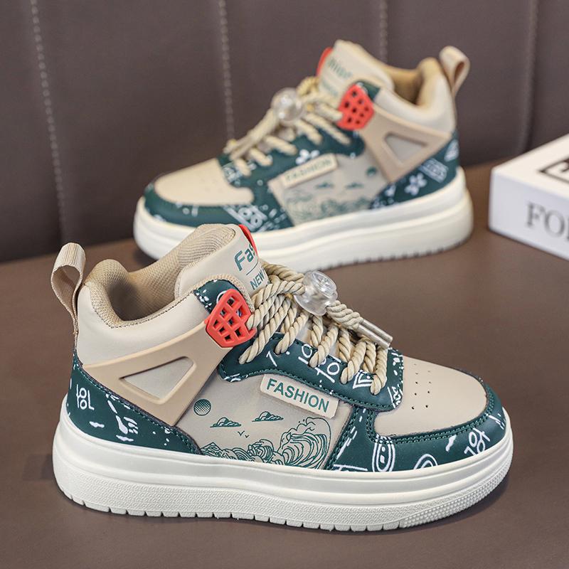 

Children s sports shoes autumn and winter new middle and large children s board shoes boys and girls students casual shoes parent-child sports runn 44