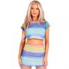 Missy Empire Womens/Ladies Gradient Mesh Mini Skirt