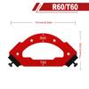RT10-RT60 Radius Jig, Woodworking Router Templates Arc Angle Positioning Template, Corner Radius, Reusable Positioning Tool