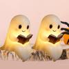 Ghost Night Light Desk Ghost Reading Book Lamp Cartoon Ghost
