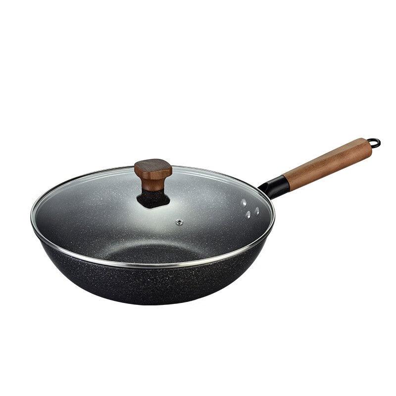Wutuo Stickfreier Wok aus Maifanstein, mit Stickstoff behandelt