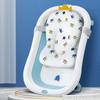 Portable Infant Bathtub Pad Ajustable Bath Tub Shower Cushion Newborn Support Seat Mat Foldable Infant Bath Seat Floating Water Pad